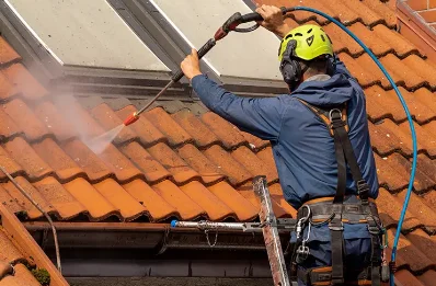 Démoussage et hydrofuge de toiture à Bantouzelle